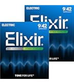 Amazon.co.jp: Elixir エリクサー エレキギター弦 NANOWEB Super Light